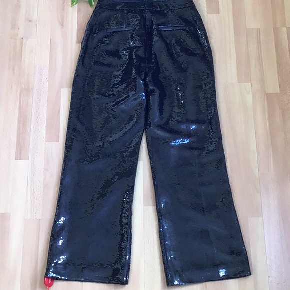Elie Tahari Eclipse Navy Sequin Pant - Picture 9 of 16